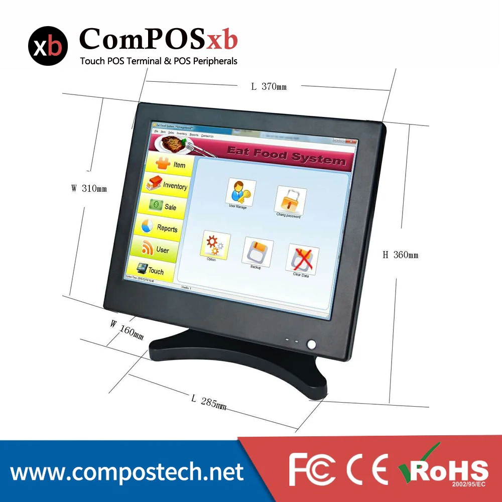 

Multi-language POS All In One Touch Cash Register With Touch Screen POS Windows Tablet