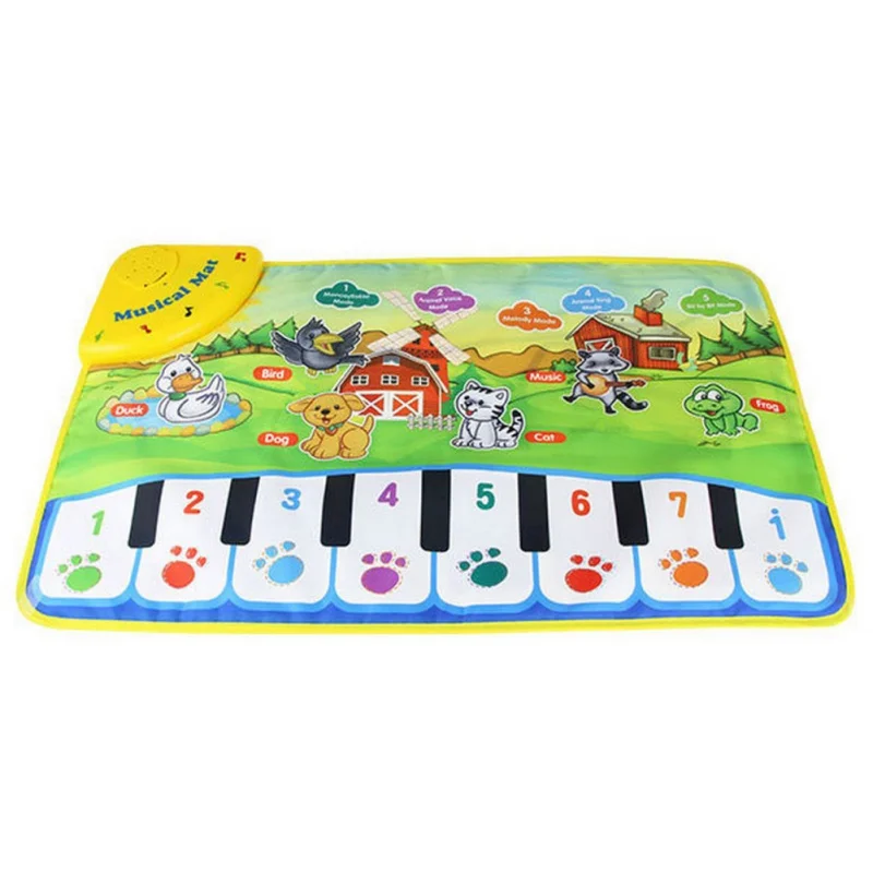 Baby Musical Carpet Kids Play Mat Baby Educational Mat Electronic Kids Toys
