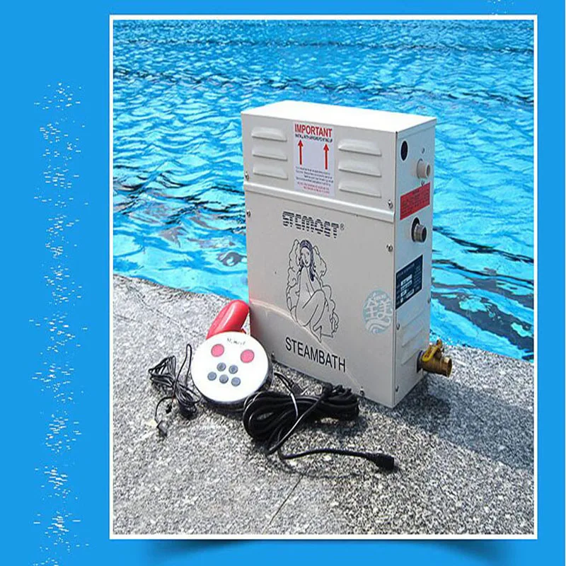 9 кВт парогенератор для душа 220 В/380 В домашняя Паровая машина сауна ванна спа паровой душ с цифровым контроллером