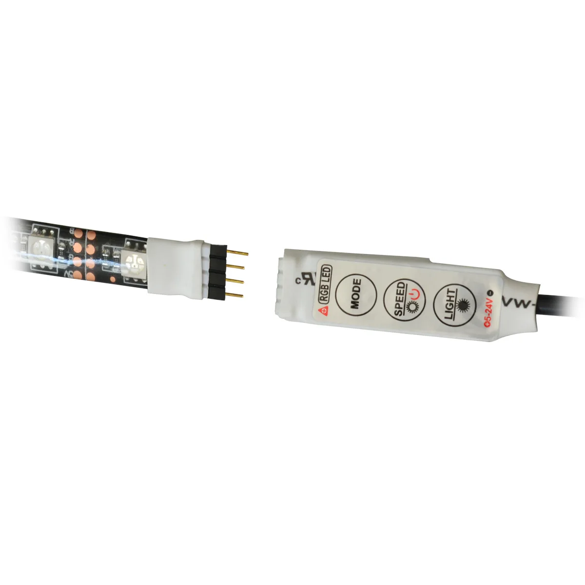 Tiras de Led À prova d' Água-preto Modelo do Chip Led : Smd5050