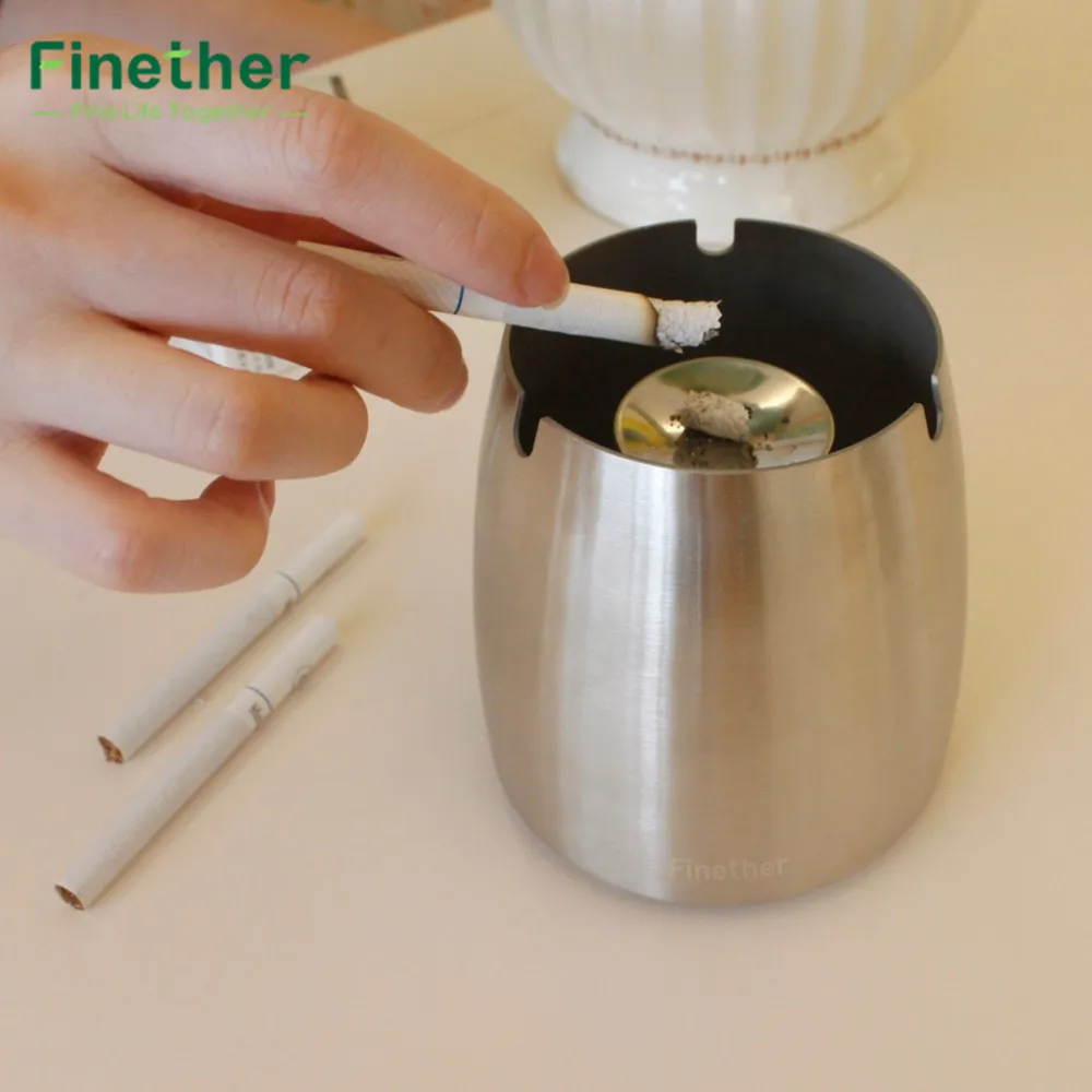 aliexpress : buy finether 3"/4" silver ash tray stainless aliexpress : buy finether 3"/4" silver ash tray stainless