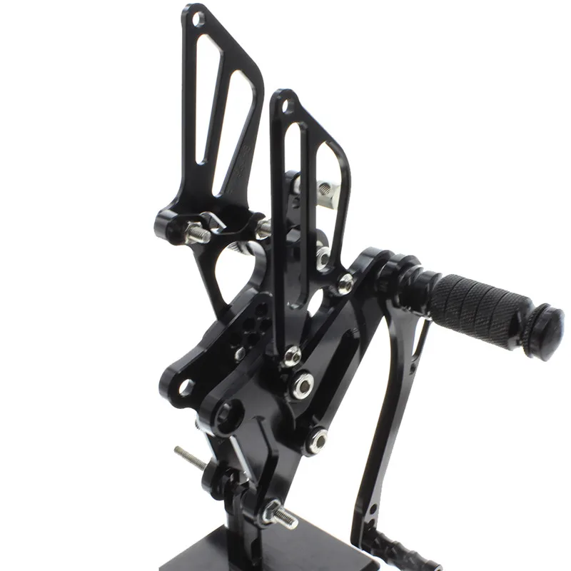 FXCNC Aluminum Adjustable Motorcycle Rearsets Rear Set Foot Pegs Pedal