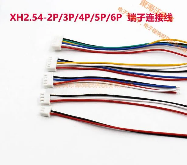 20 шт. XH2.54 JST 2 54 мм Шаг 2Pin 3Pin 4Pin 5Pin 6Pin 7Pin 8Pin стандартный кабель длиной см|4pin cable|3pin