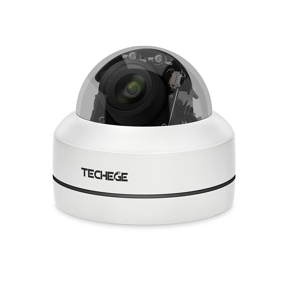 Techege HD 2MP PTZ IP CCTV камера безопасности POE 48 в мини панорамирование/наклон/зум 4X оптический зум скорость купольная камера слежения PTZ с поддержкой протокола ONVIF RTSP