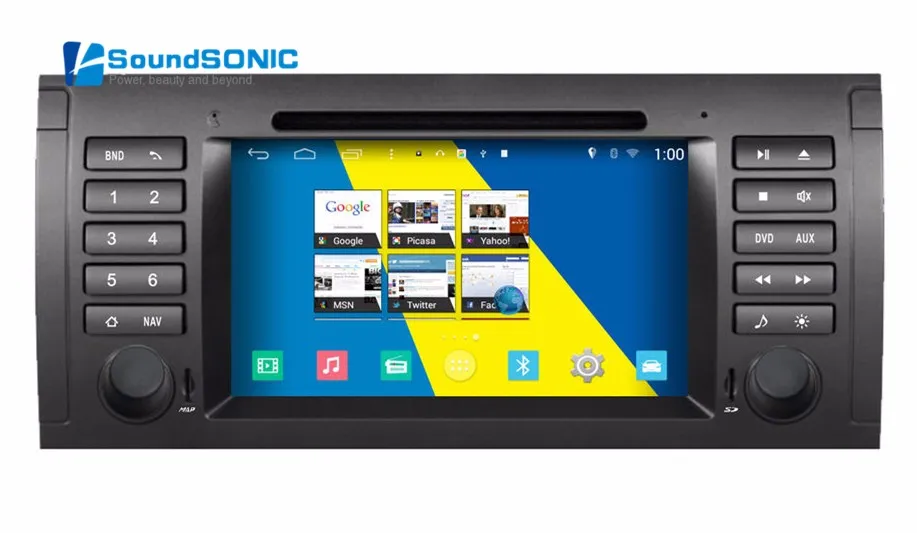 Android 4.4.4 Авторадио GPS СБ Navi для BMW E38 E39 E53 M5 Range Rover X5 Авто DVD Bluetooth Географические