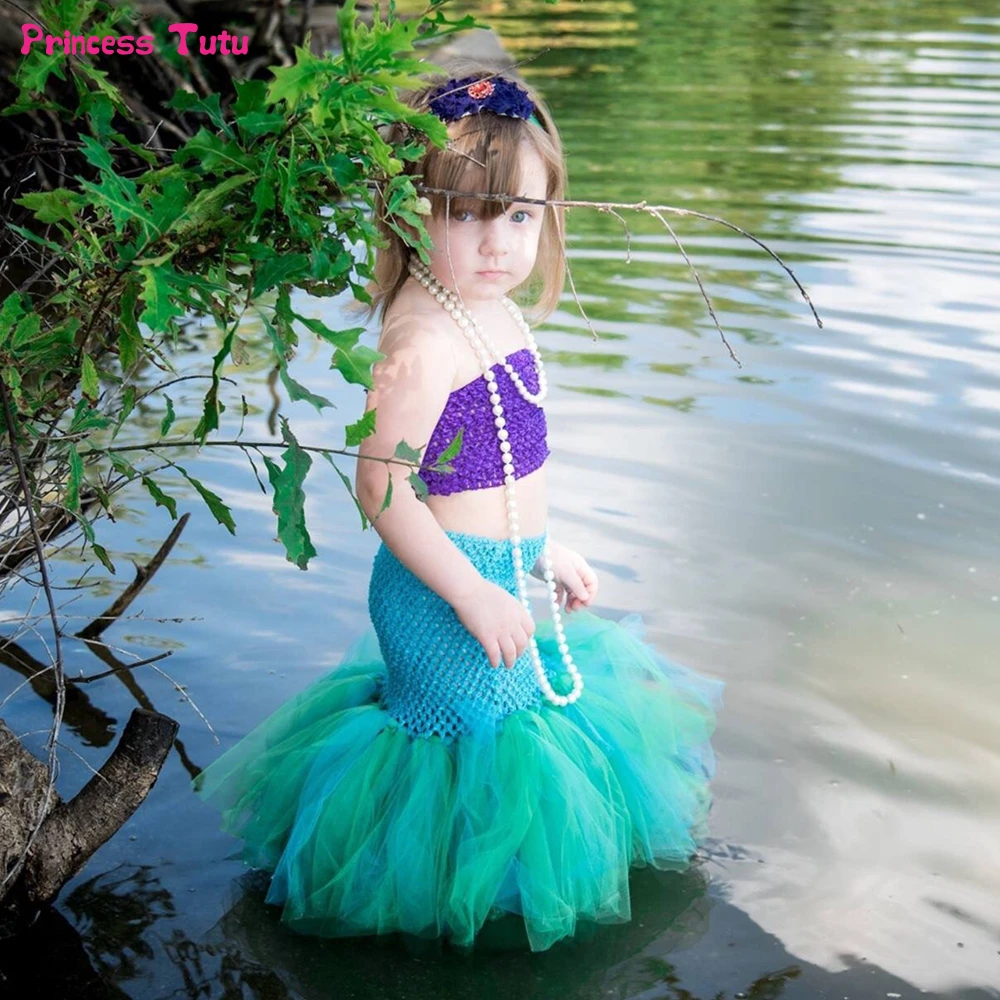 mermaid tutu dress for girl