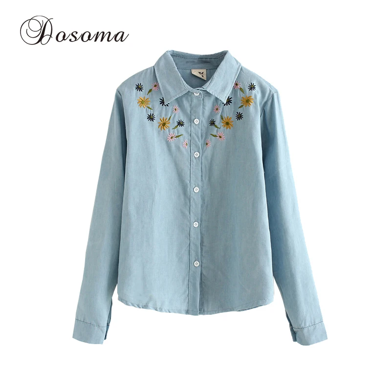 Compare Prices on Embroidered Denim Shirts Online Shopping/Buy Low