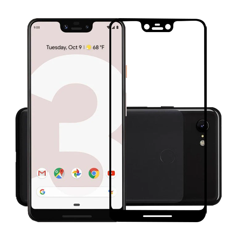 For Google Pixel 3/Pixel 3 XL Screen Protector 2.5D 9H Hardness Full