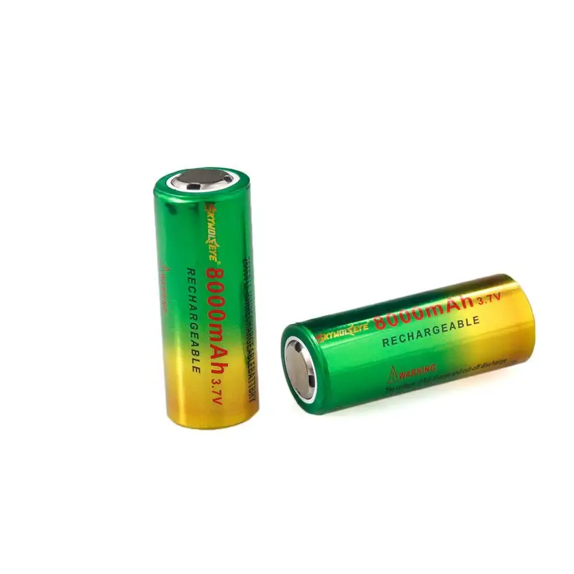 

Hot 3.7V 8800mAh TR26650 Li-ion Rechargeable Battery for LED Flashlight Bike Lantern Torch Cycling Camping Head light Lamp 9PJ4
