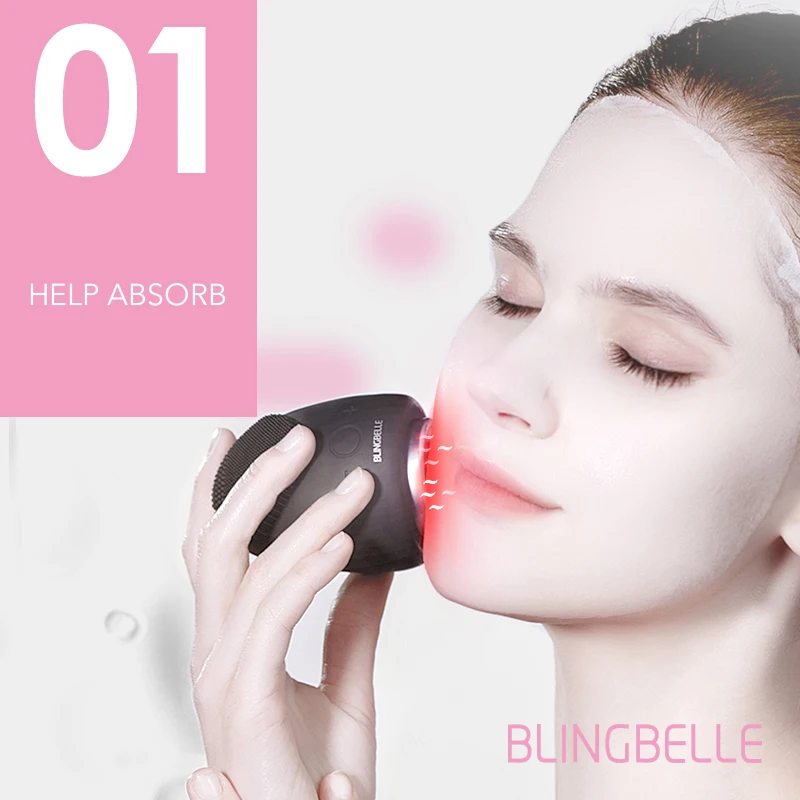 Blingbelle пасхальное яйцо кожи скруббер мягкий силиконовый Очищающая щетка для лица