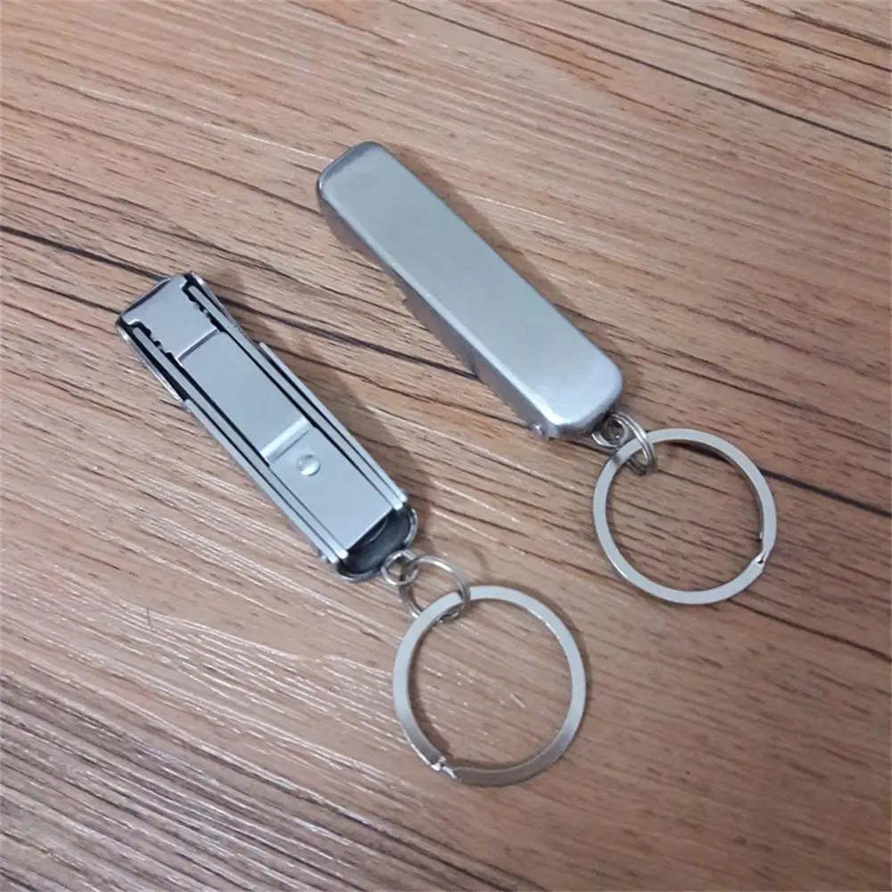 

Ultra-thin Multifuctional Nail Cutter 2 in 1 Foldable Fingernail Toe Nail Cutter Clipper with Bottle Opener Travel Trimmer