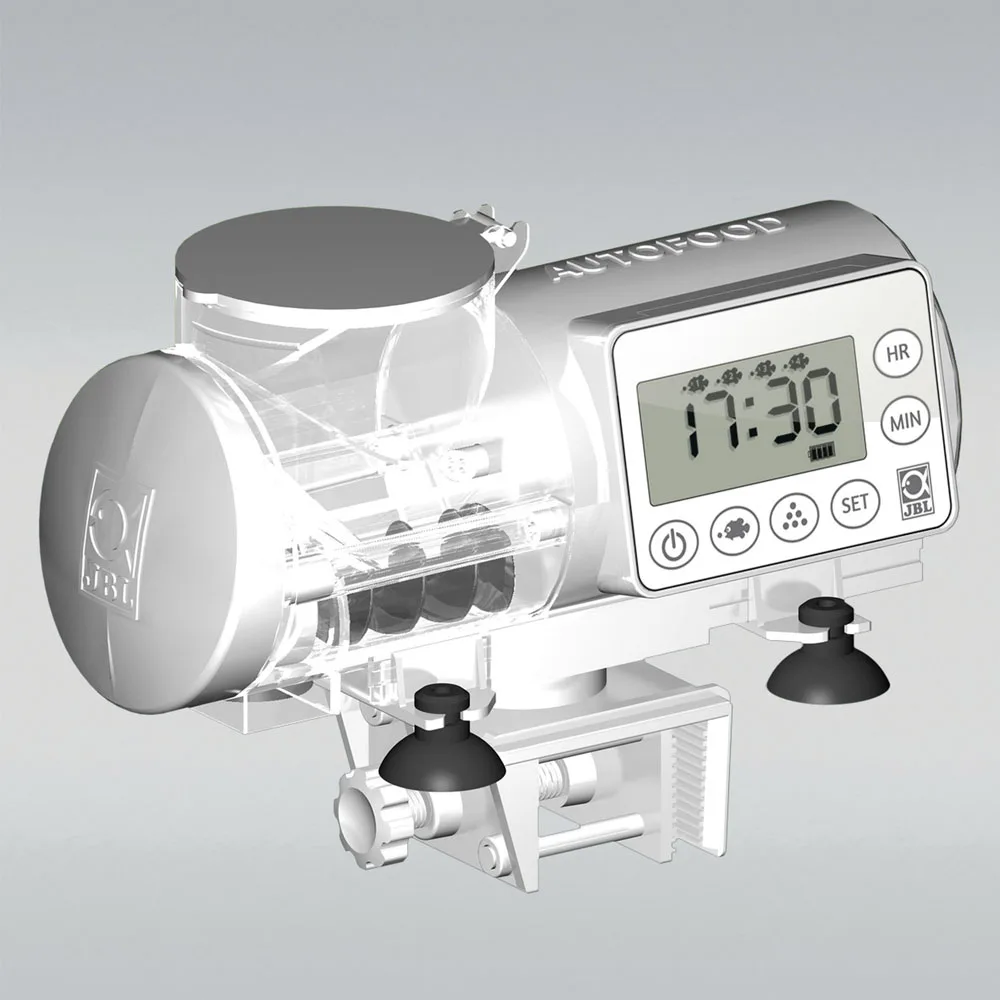 JBL электронная автоматической очистки аквариума кормушка для рыбок аквариума цифровой ЖК-таймер кормушка для рыбы дозатор с таймером - Цвет: JBL feeder white