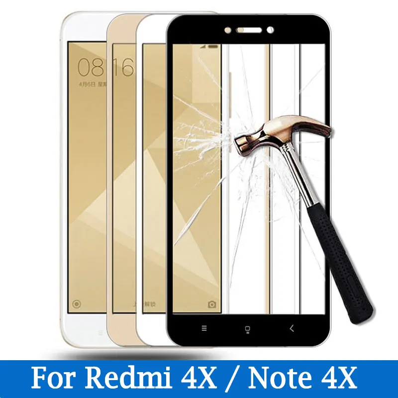 

Tempered Glass For Redmi Note 4X Screen Protector For Xiaomi Redmi 4x 4 X Note4X Protective Glas On Redme Note4x Film Coverage