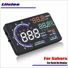Liislee для Subaru BRX/WRX OBD2 Предупреждение о превышении скорости автомобиля дисплей Saft вождения экран проектор-отражающий