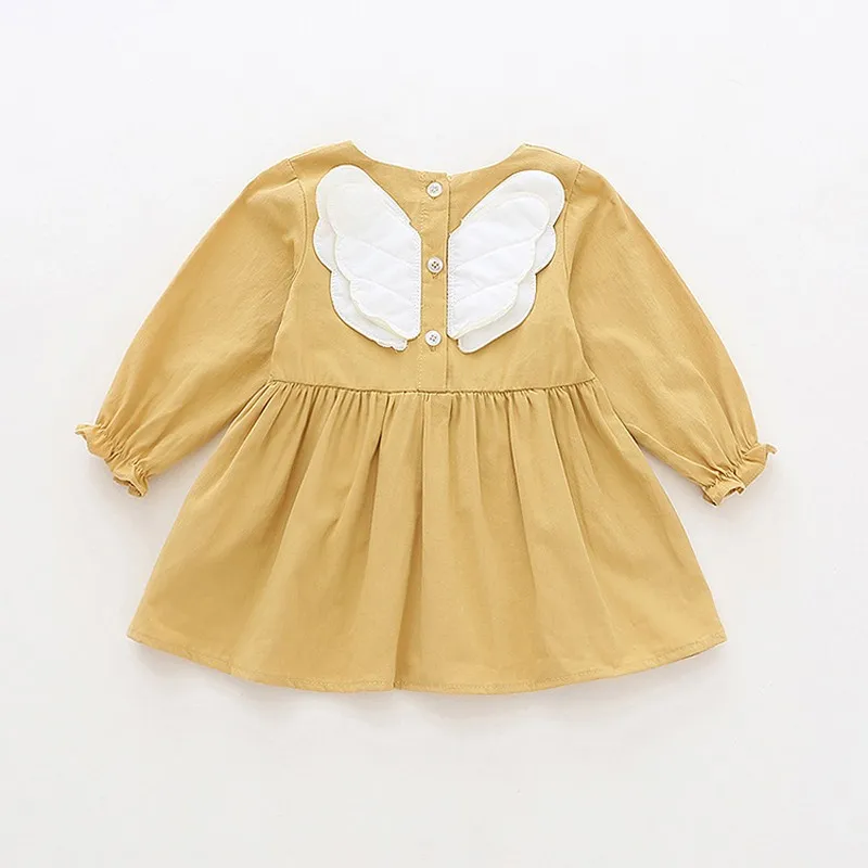

Cute baby dress 1-4Years infant clothes cotton bebes autumn long sleeve girl clothing ball gown princess dresses