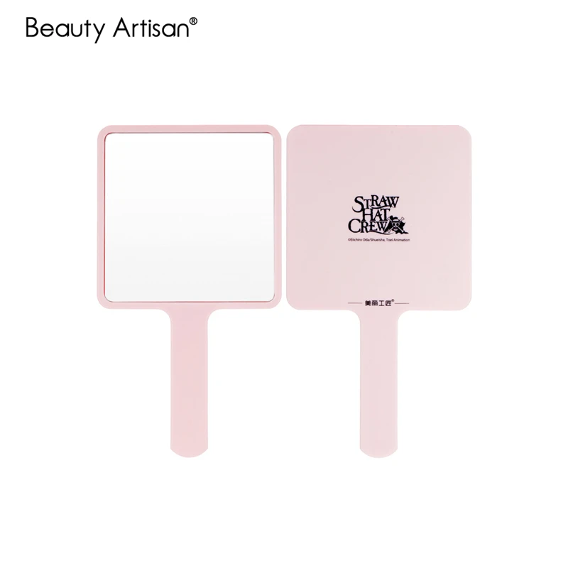 Girls Makeup Big Square Plastic Hand Mirror Handle Large Makeup Mirror Handheld High Definition Cosmetic Beauty Make Up Mirror Girls Makeup Big Square Plastic Hand Mirror Handle Large Makeup Mirror Handheld High Definition Cosmetic Beauty Make Up Mirror