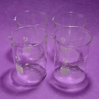 

400mL Glass Beaker,4pcs/lot,Low Form Beaker,Quality Item,Lab Glassware