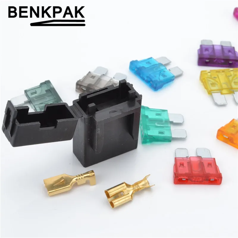 

Fuse Holder with Crimp Terminal Middle fuse for car auto connector