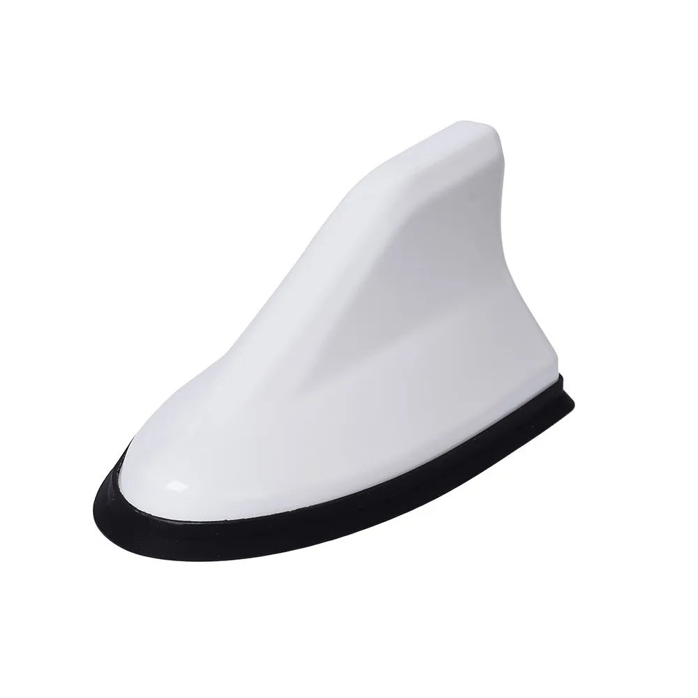 White Color Fin Antenna ABS Car Radio Antennas Signal Amp Car Antenna