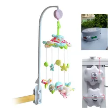 BABYSYLSRL высокая рука 97 см детская электрическая кровать колокольчик комплект КРОВАТКИ музыкальный мобильный с мягкими игрушками