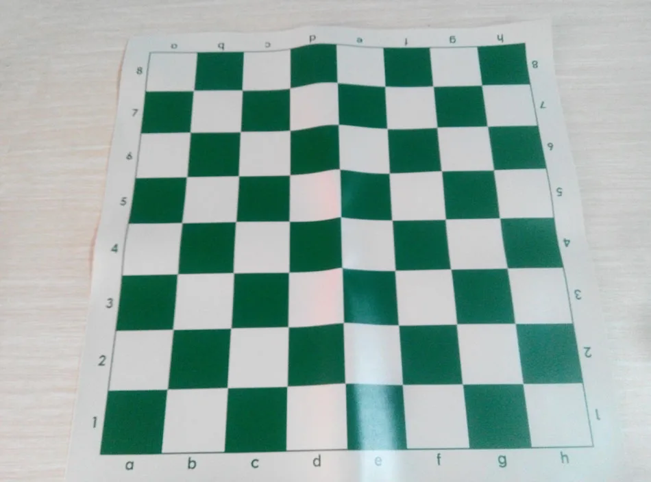 Качественная Международная шахматная доска виниловая резина размер материала 35 см* 35 см/43 см* 43 см/51 см* 51 см шахматная доска образовательная шахматная игра - Цвет: 51cm