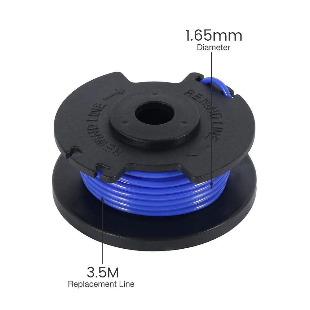 Триммерная веревка, сменная автоматическая линия подачи, струнный триммер, катушка для Ryobi One+ AC14RL3A для электрической газонокосилки, садовый инструмент