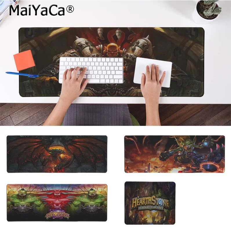 

MaiYaCa Beautiful Anime Hearthstone Large Mouse pad PC Computer mat Rubber PC Computer Gaming mousepad