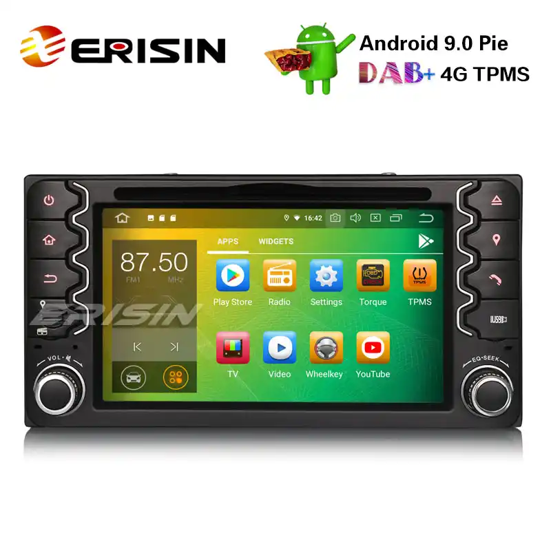Erisin Es7938c 64 6 2 Android 9 0 Car Stereo Gps Dab Bt Cd Dvr For Toyota Corolla Ex Rav4 Vios Vitz Hilux Car Multimedia Player Aliexpress