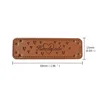 48Pcs/Lot Heart Logo Hand Made Pu Leather Labels For Gift Bag Hand Made With Heart Leather Sewing Accessories For Clothing ► Photo 3/6
