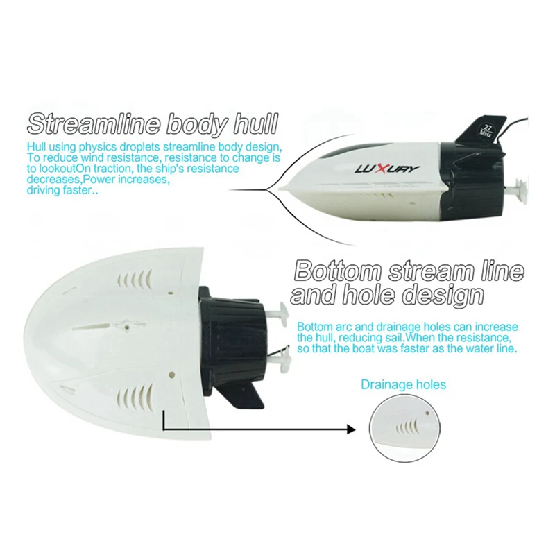 RC الغواصة 27 MHz راديو التحكم الغواصة سباق قارب عالية تعمل بالطاقة التحكم عن بعد غاطسة قوارب لعب أفضل الأطفال هدية