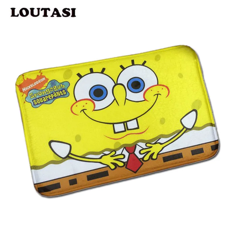 New Fashion doormat Spongebob series bedroom carpet bath mats Super