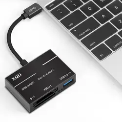 Высокоскоростной Тип-C для XQD Card Reader мини Портативный USB 3,0 концентратор устройство чтения карт памяти для sony для Lexar и все XQD