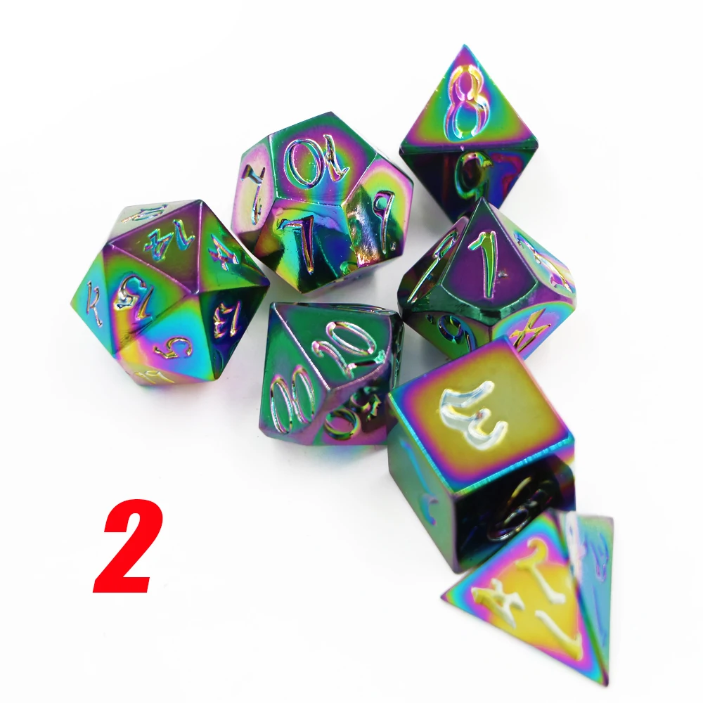 IMDG 7 шт./компл. креативные игральные кости для ролевых игр многогранные