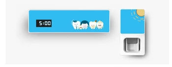 

Toothbrush Rack Sterilizer Automatic toothpaste squeezing device Ultraviolet Music Receive Automatic power outage