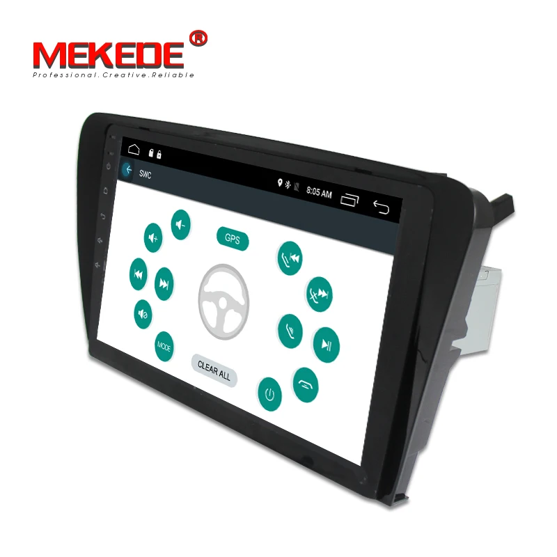 Excellent 10.1" Android Car GPS DVD Multimedia Player For SKODA OCTAVIA 2014 2015 2016 2017 audio car radio stereo navigaton 5