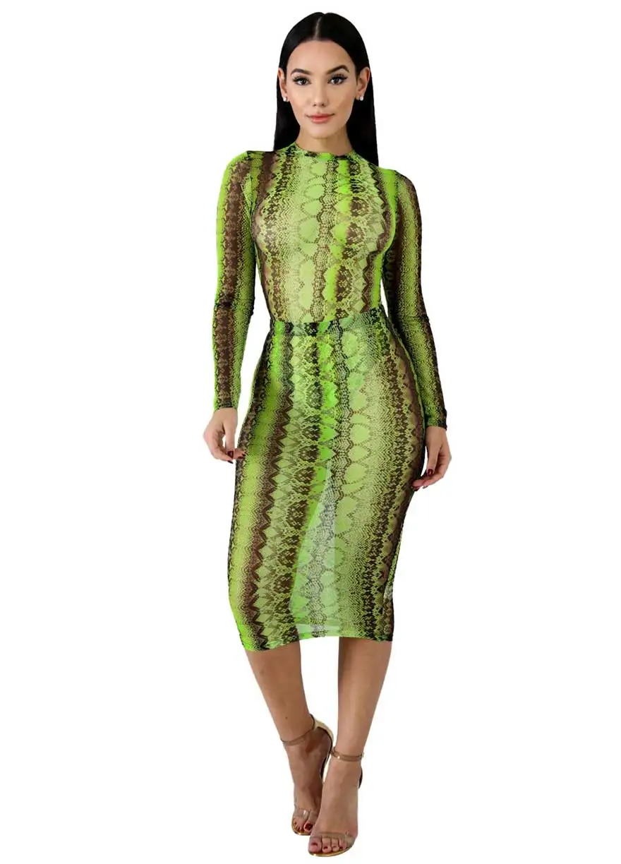 Snake-Printed-Sheer-Mesh-Midi-Dress (3)