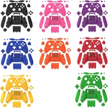 Полный корпус Чехол Набор лицевых панелей+ кнопки ABXY+ кнопки lb и RB бамперы+ правый/левый рельсы для Xbox One S Slim для ремонта регулятора