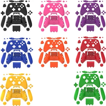 

Full Housing Shell Case Set Faceplates + ABXY Buttons + RB LB Bumpers + Right/Left Rails for Xbox One S Slim Controller Repair
