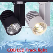 1 шт. удара светодио дный трек света 20 Вт 30 Вт удара рельса прожектор полосы равных 110 V 220 V направляющая для трековой лампы