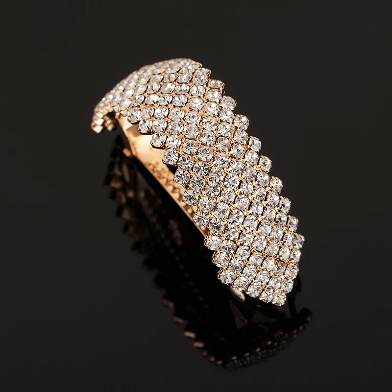 YFJEWE Fashion Hair Styling Women Hair Jewelry high-quality Wedding Accessories Bridal Crystal Rhinestone Hairbands Women #H011 - Image 2