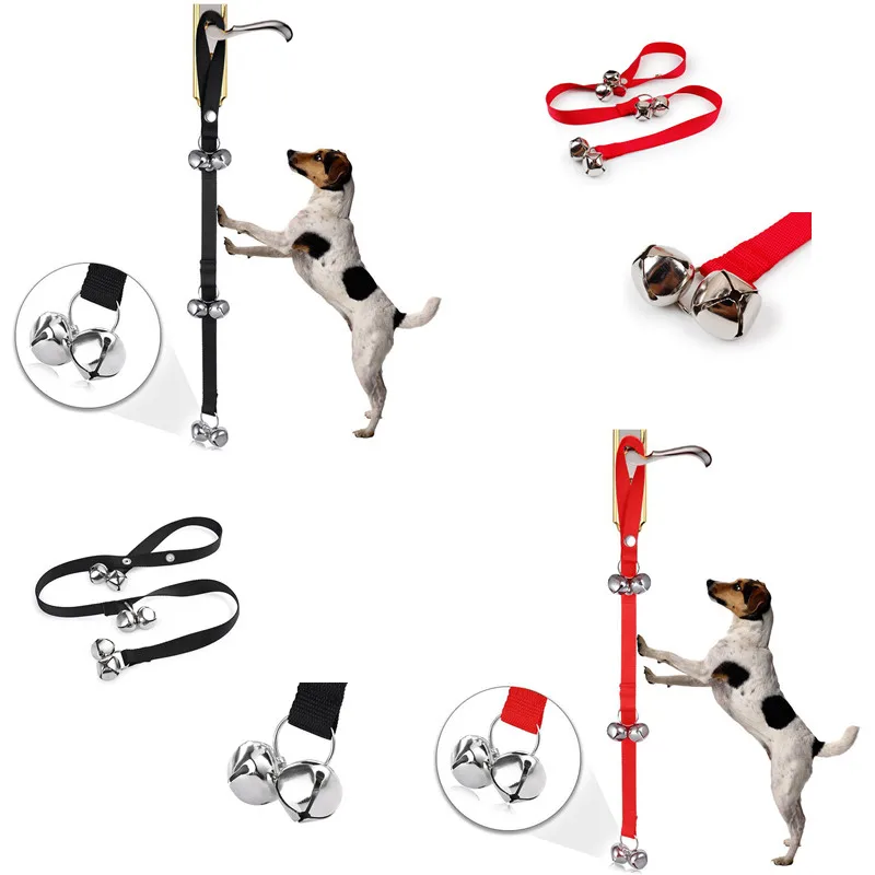 

New Pet Dog Nylon Rope Training Leash With Bell Slip Lead Strap Adjustable Traction Collar
