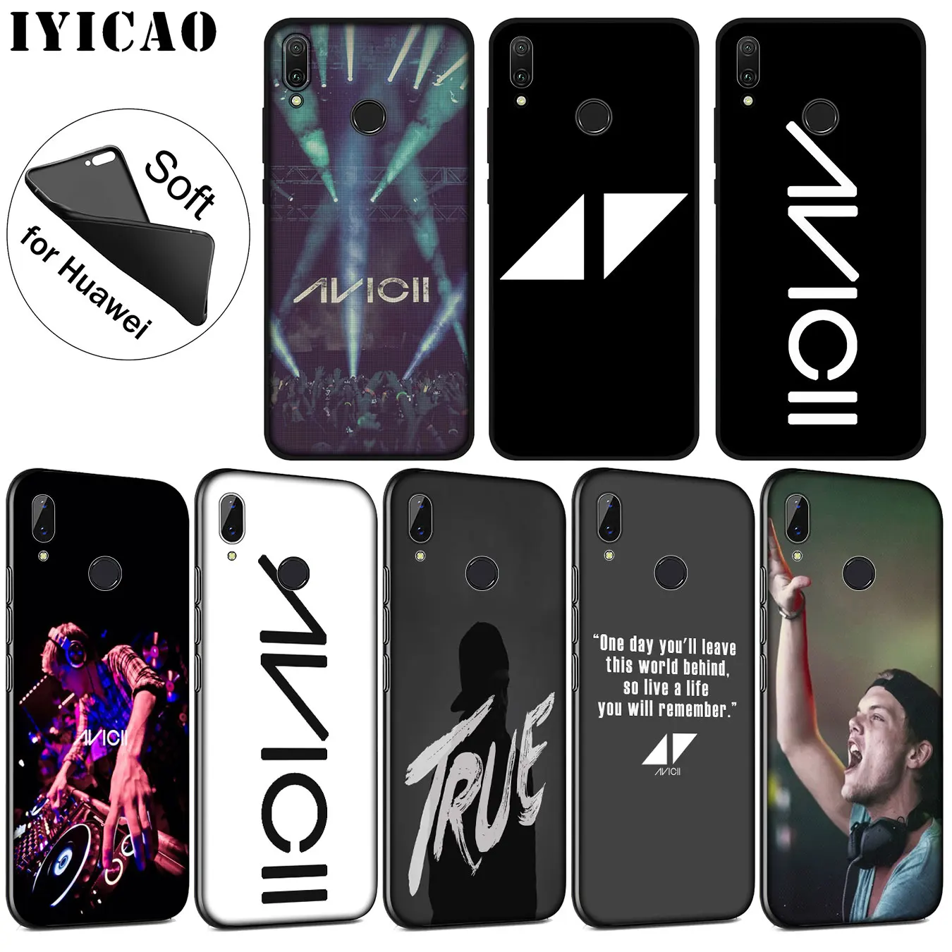 IYICAO Avicii DJ Tim Bergling отличный мягкий силиконовый чехол для Huawei P30 P20 Pro P10 P9 P8 Lite Mini 2017 2016