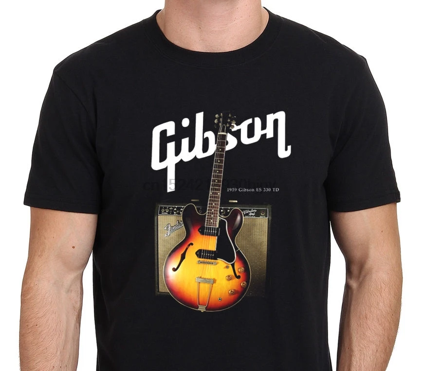 

T Shirts Brand Clothing Tops Tees customized Rock Music Metal 1959 GUITAR T-SHIRT