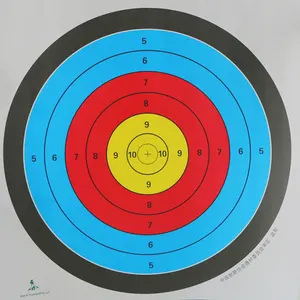 3 PCS /Lot Useful Profession Archery Targets Bow Arrow Gauge Shooting Target Paper Full Ring Beginner