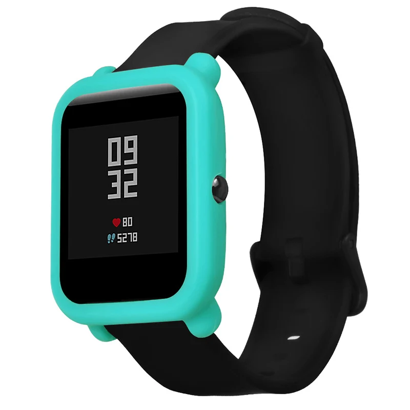 Силиконовый защитный чехол защитная рамка оболочка для Xiaomi Beep Huami Amazfit Bip Молодежные умные часы гаджеты аксессуары