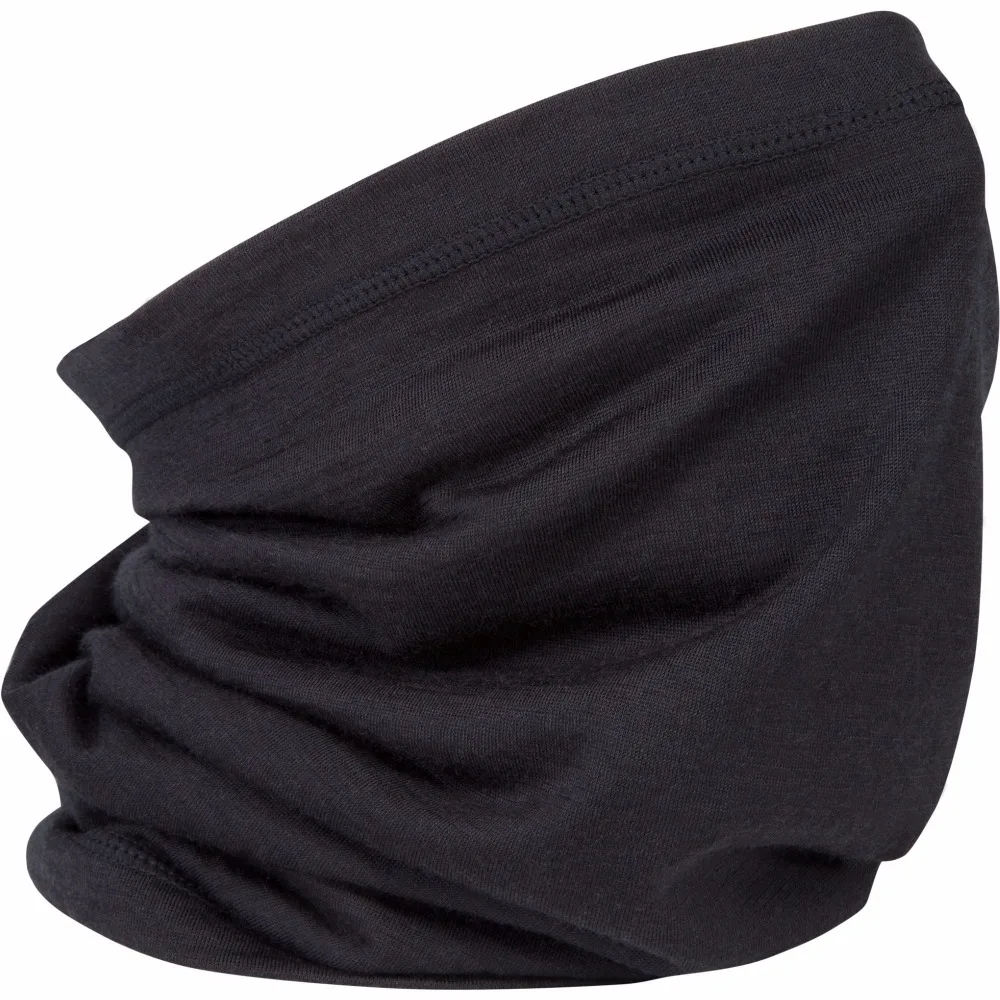 100% Superfine Merino Wool Men Women Neck Ring Gaiter Scarf Winter Skiing Hunting mountain biking outdoor sport warmer Black