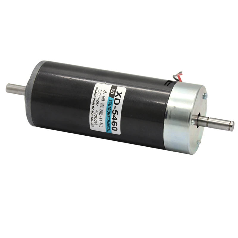 DC110V 500W 13000rpm dual output shaft permanent magnet DC speed motor mechanical equipment / power tools / DIY accessories dc220v 200w 1800rpm high speed permanent magnet motor reversing variable speed mechanical equipment powered diy accessories