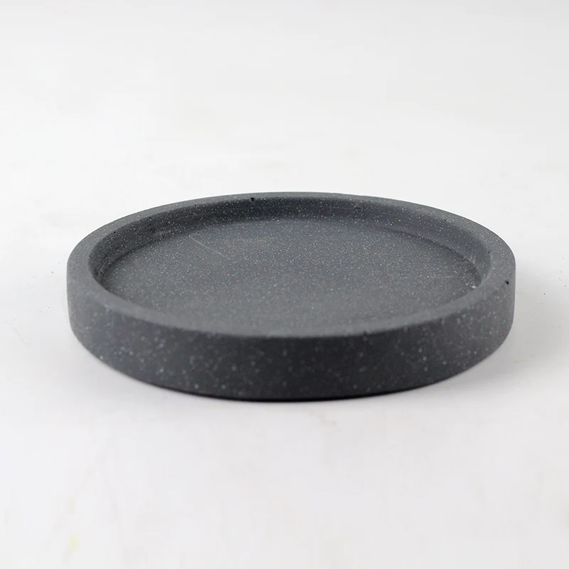 Николь силиконовая форма бетонная плита круглый ручной работы цемент лоток формы