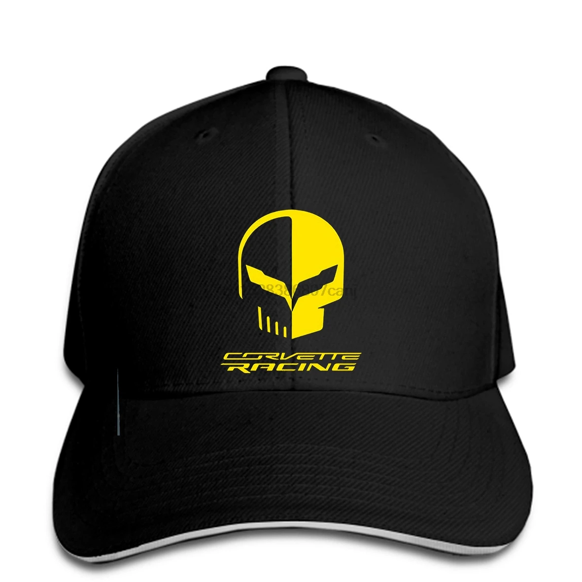 

Baseball cap Corvette C7.r Jake Skull Racing's Mascot Gt1 C5-r Race Black Baseball caps