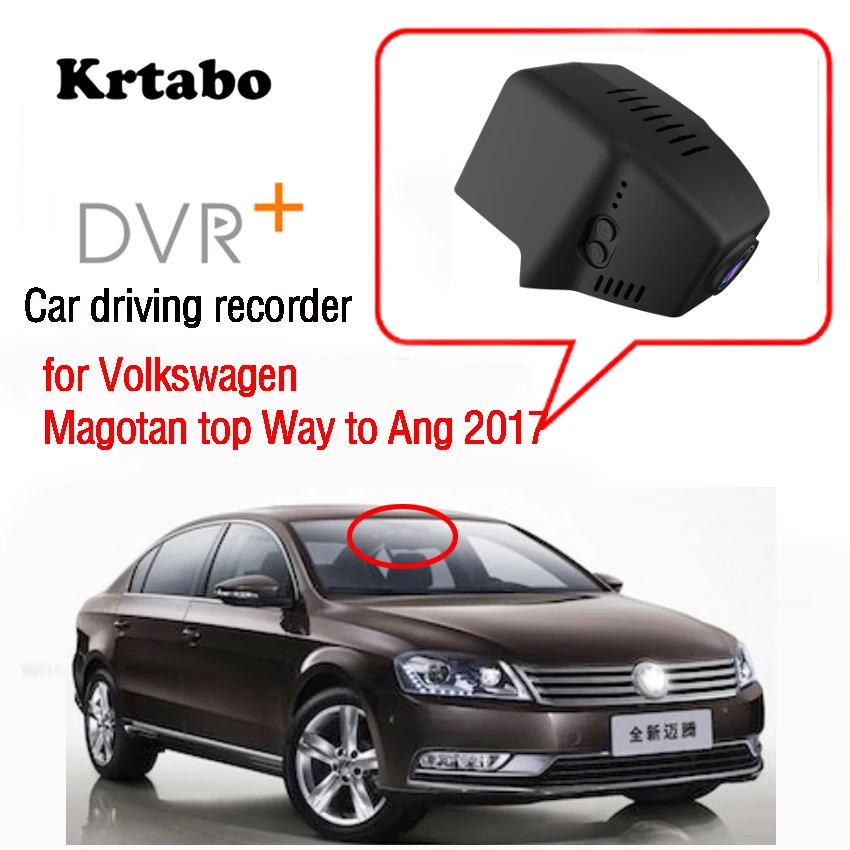 

for Volkswagen Magotan top with Way to 2017 Car DVR Wifi Video Recorder Dash Cam Camera Night Vision APP Control Phone 1080P CCD